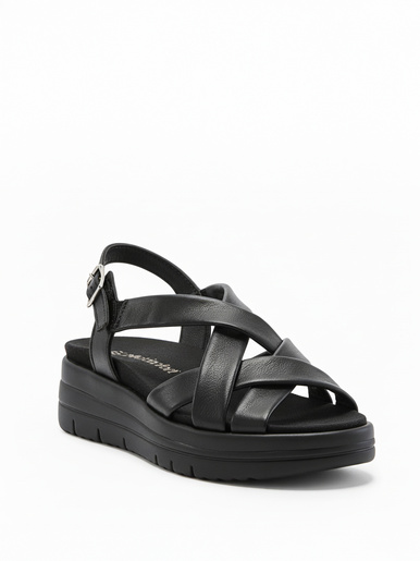 Sandales cuir à aérosemelle amovible