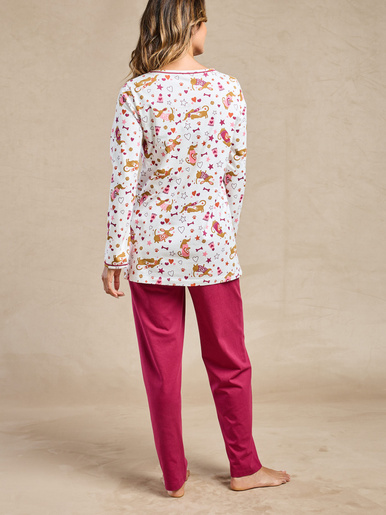 Lot de 2 pyjamas en jersey pur coton