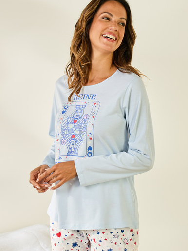 Tee-shirt de pyjama en coton