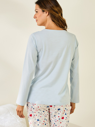Tee-shirt de pyjama en coton