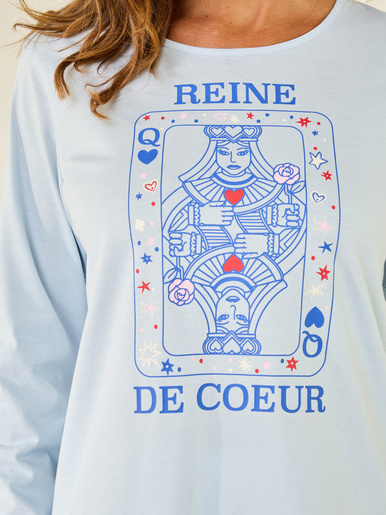Tee-shirt de pyjama en coton