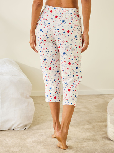 Pantacourt de pyjama en coton