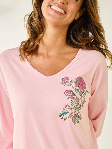Lot 2 chemises de nuit forme t-shirt