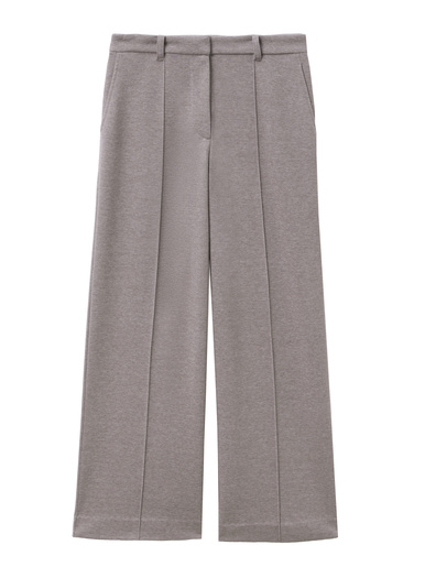 Pantalon droit long maille milano
