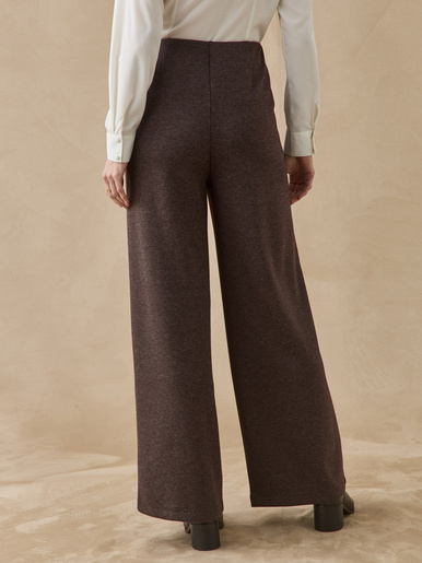 Pantalon droit taille élastiquée