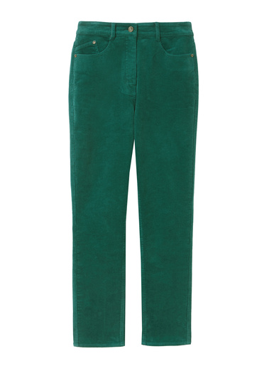 Pantalon velours côtelé coupe droite