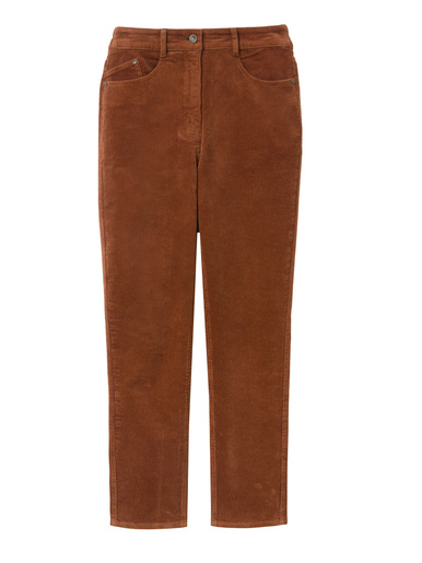 Pantalon velours côtelé coupe droite