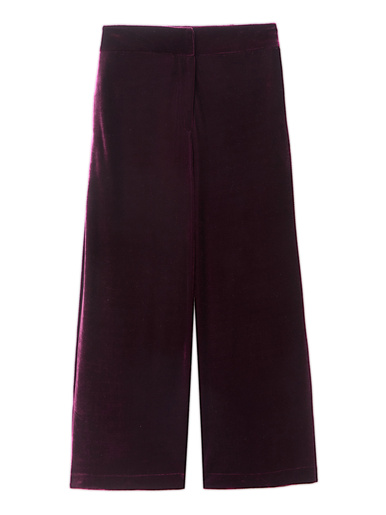 Pantalon maille velours stretch