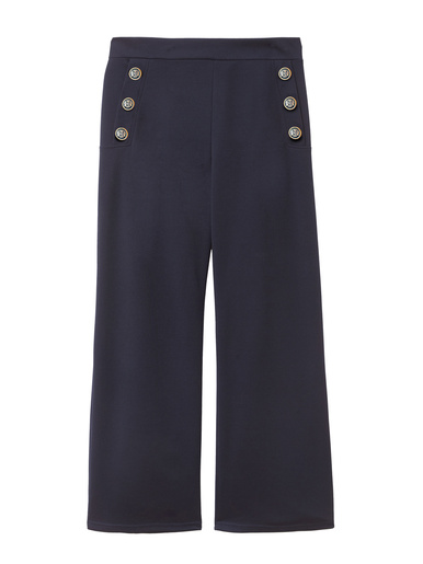 Pantalon 7/8 taille haute pont