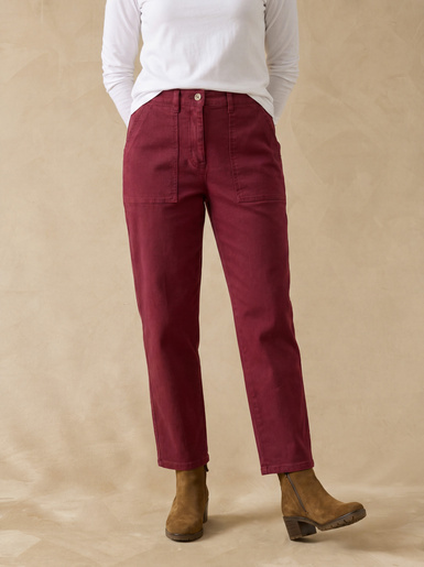 Pantalon cargo 7/8ème élastiqué