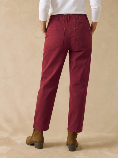 Pantalon cargo 7/8ème élastiqué