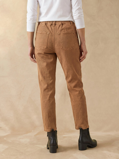 Pantalon cargo 7/8ème élastiqué