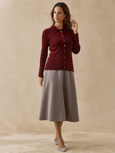 Jupe ample maille milano