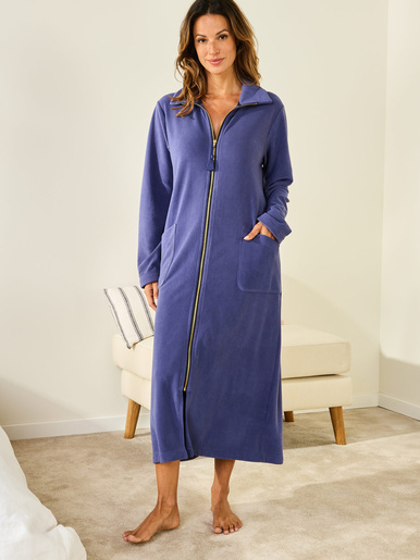 Robe de chambre en maille polaire