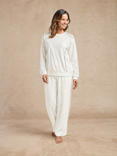 Haut de nuit sweat manches longues