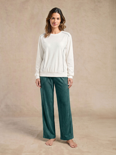 Pantalon de nuit en velours