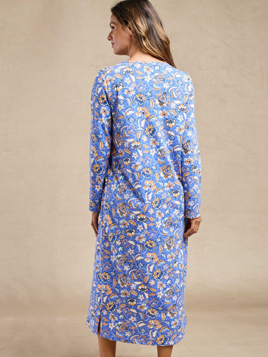 Chemise de nuit longue en coton