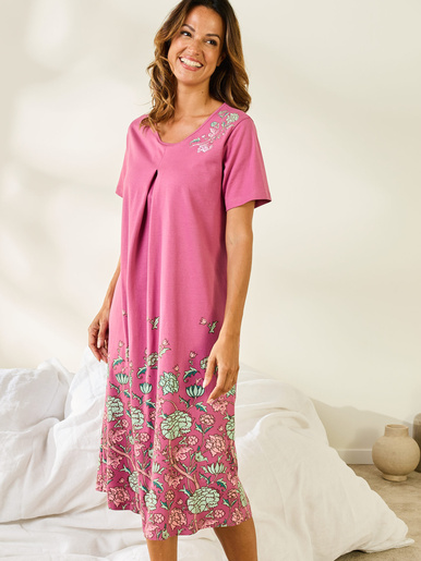 Chemise de nuit manches longues