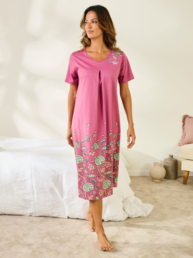 Chemise de nuit manches longues