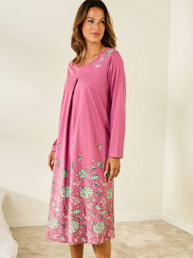 Chemise de nuit manches courtes