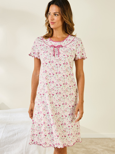 Chemise de nuit jersey pur coton