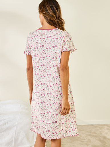 Chemise de nuit jersey pur coton