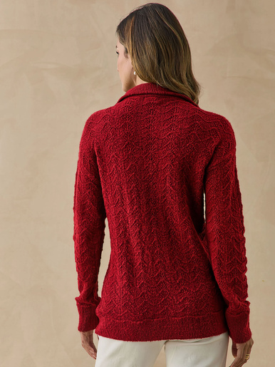 Pull col camionneur zippé