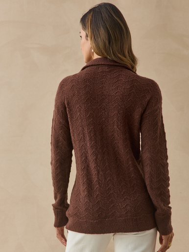 Pull col camionneur zippé