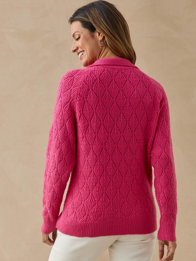 Pull col camionneur boutonné