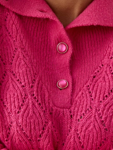 Pull col camionneur boutonné