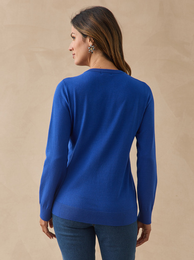 Cardigan raffiné boutons-bijoux