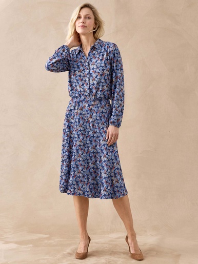 Chemisier tunique col chemise