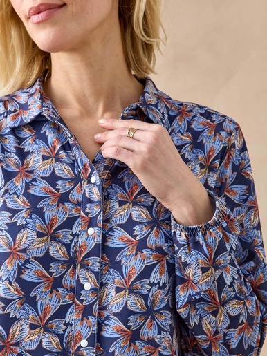 Chemisier tunique col chemise