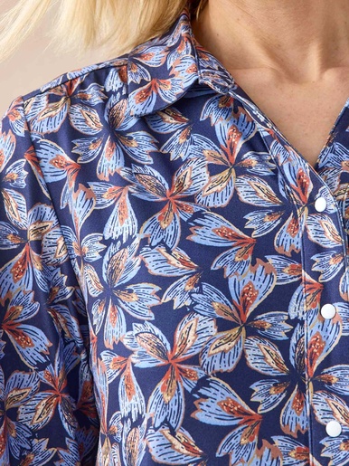 Chemisier tunique col chemise