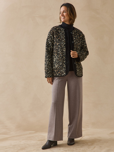 Veste boutonnée matelassée