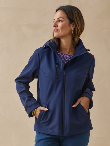 Veste imperméable capuche amovible