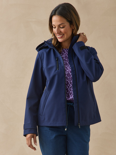 Veste imperméable capuche amovible