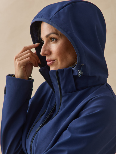 Veste imperméable capuche amovible