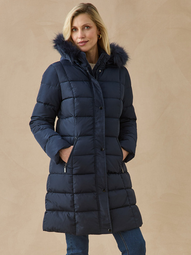 Parka longue très chaude à capuche