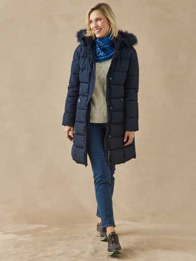 Parka longue très chaude à capuche