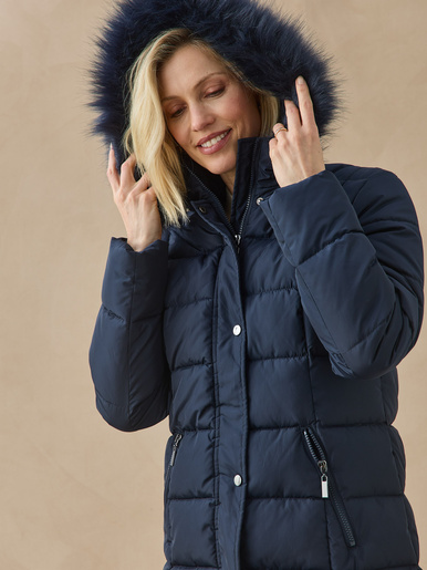 Parka longue très chaude à capuche
