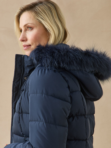 Parka longue très chaude à capuche