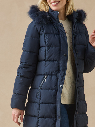 Parka longue très chaude à capuche