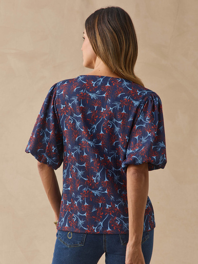 Tee-shirt en maille fantaisie