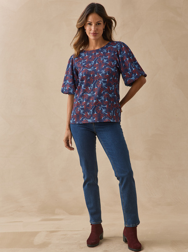 Tee-shirt en maille fantaisie