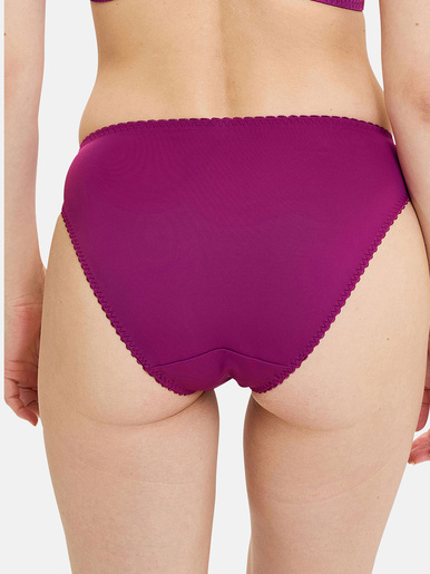 Culotte microfibre et broderie Narcisse