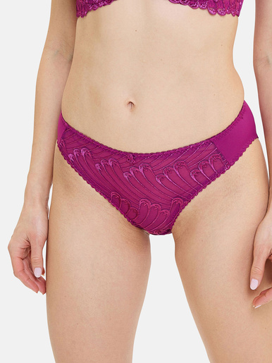 Culotte microfibre et broderie Narcisse