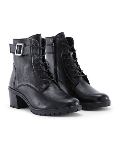 Boots cuir doublées suédine