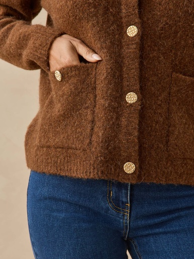 Gilet court chaud manches longues