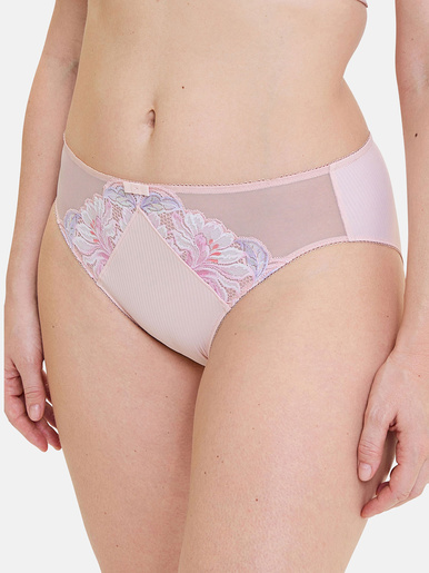 Culotte microfibre et dentelle